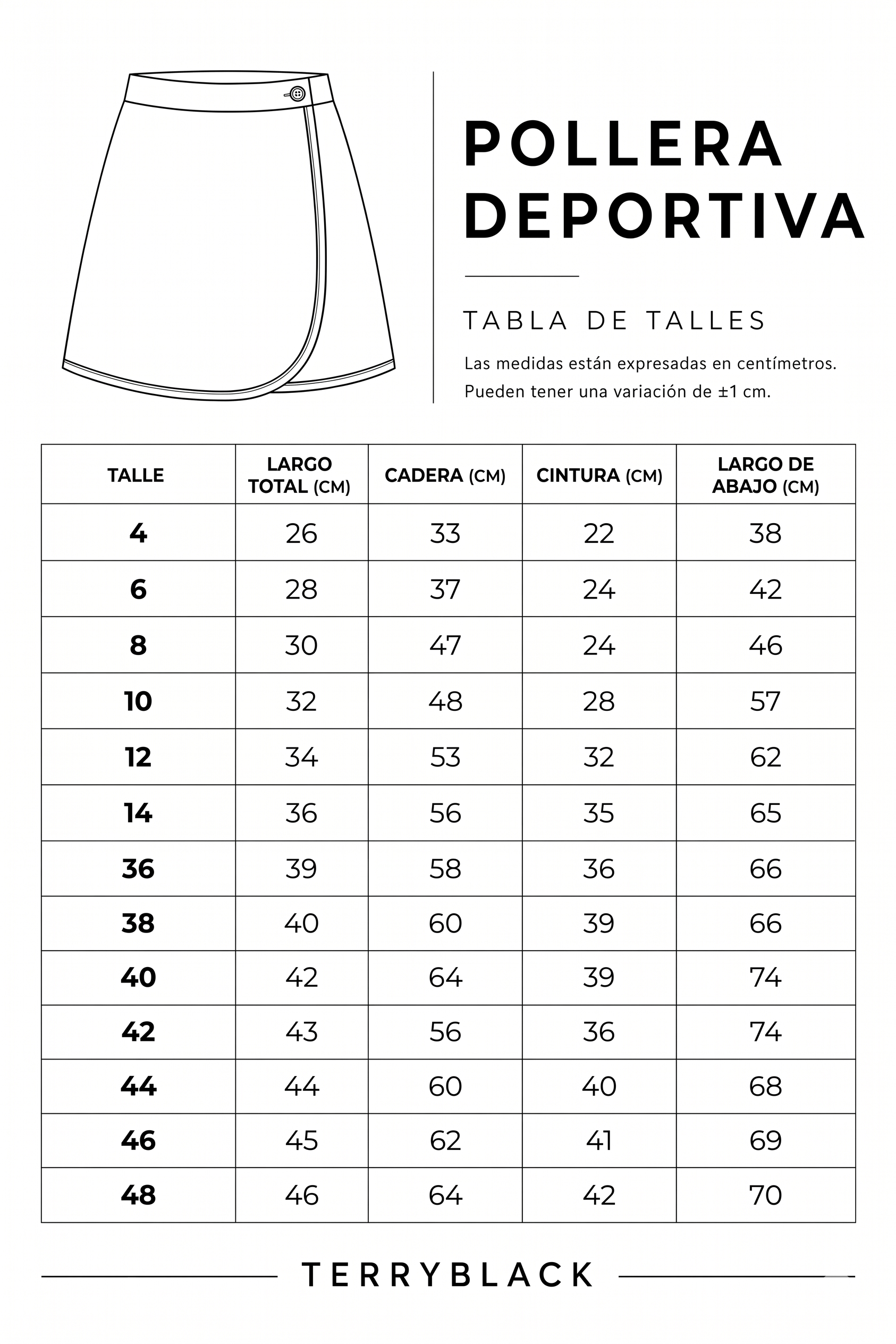 pollera deportiva norland